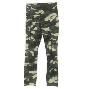 Lululemon Fast and Free High Rise Crop 23" Heritage 365 Camo Crispin Green Multi